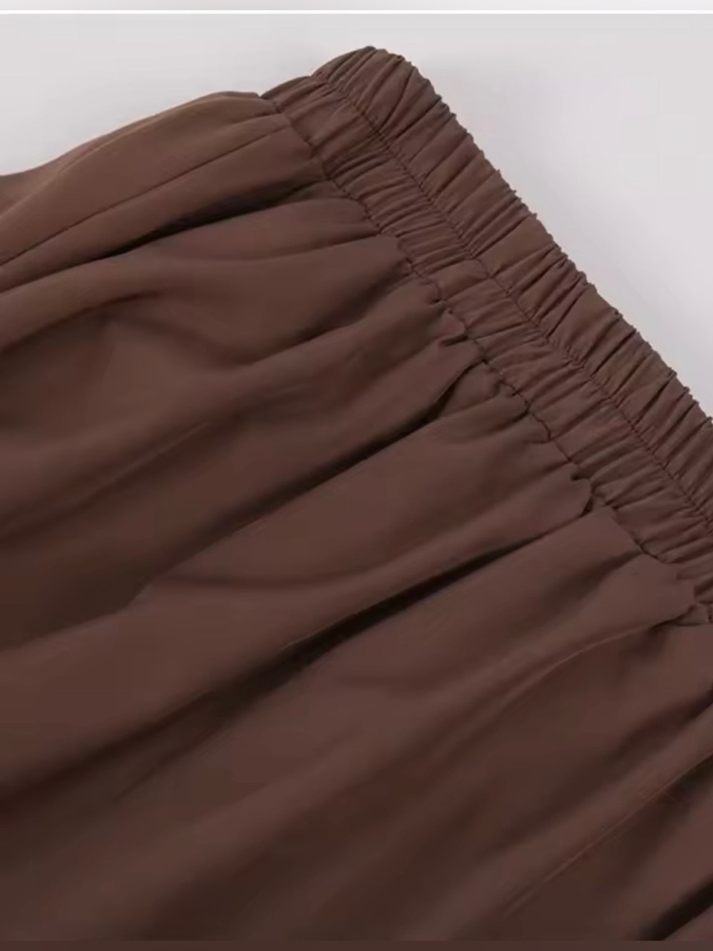 Brown Victorian Ruffle Maxi Skirt Gothic Steampunk Cottagecore XL - Picture 9 of 12